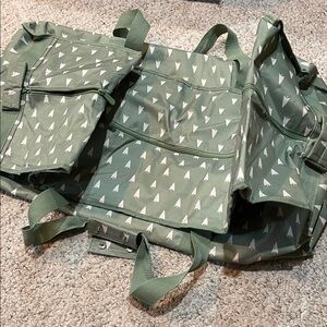 Green Thirty-One Tote Bag with trees